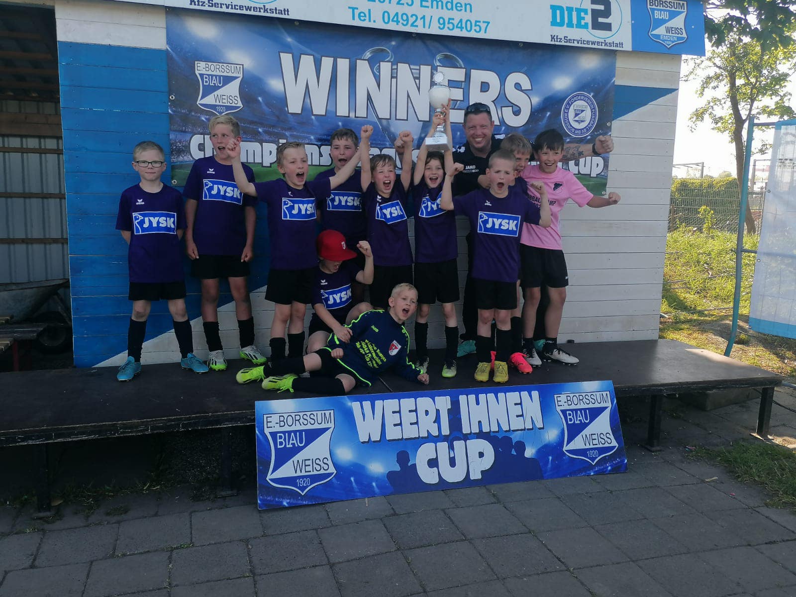 F-Jugend beim Weert-Ihnen-Cup in Borssum